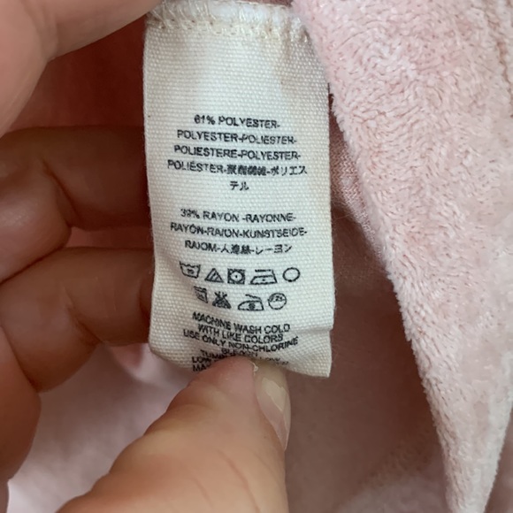 Free people Milan pink velvet top - Picture 6 of 6